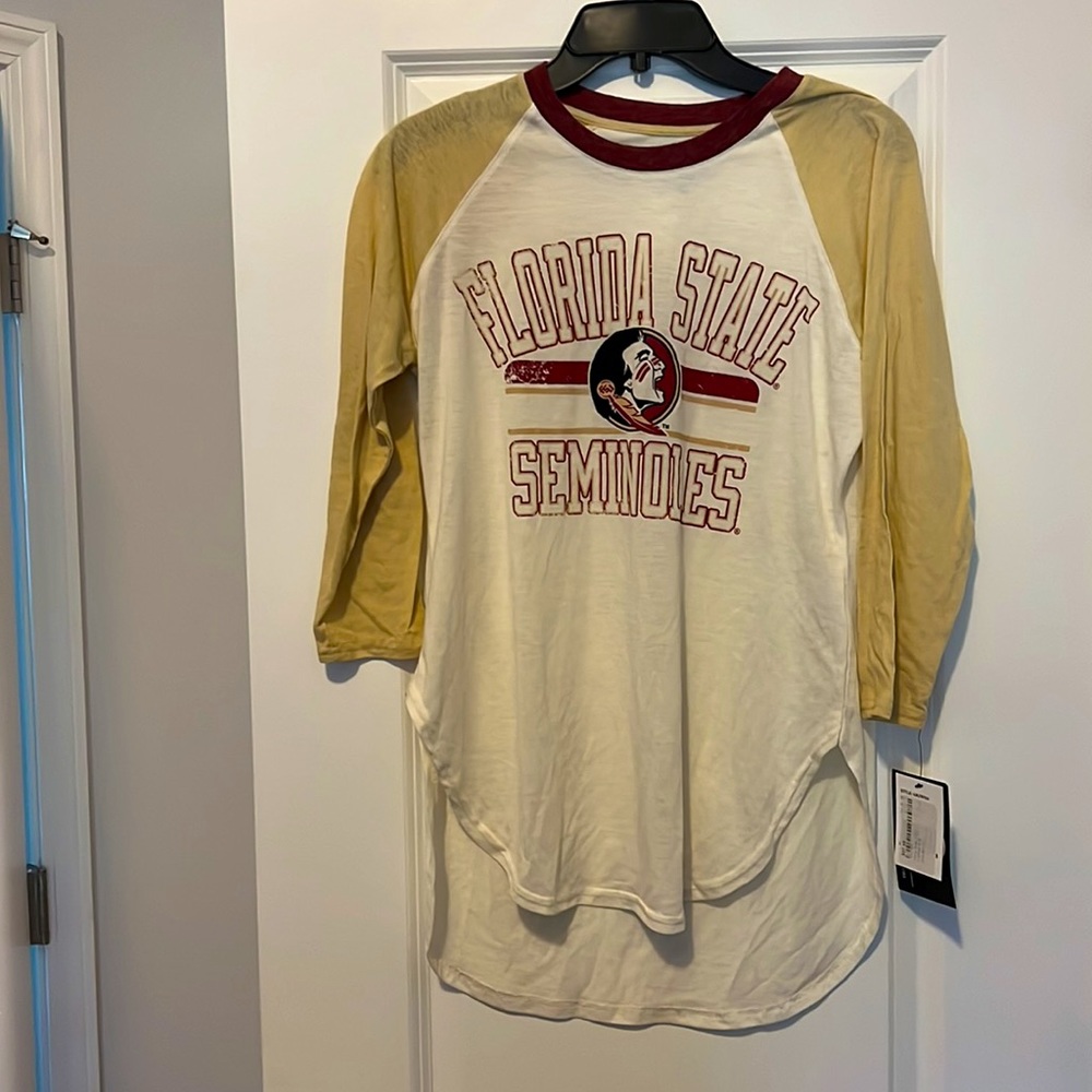 Florida State Seminoles FSU jersey style T-shirt medium women